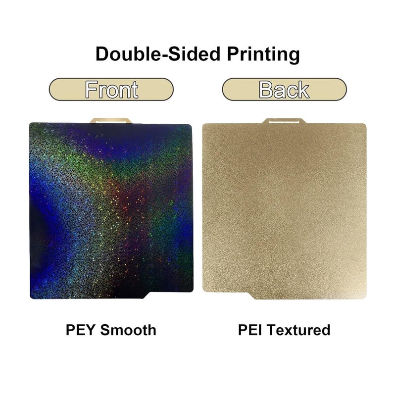 PEO PET Smooth PEY Double Sided Spring Steel PEI Sheet For Bambu Lab P1S P1P X1 1 Pcs PEW PES - Image 5